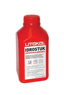 Litokol Idrostuk-M / Литокол добавка латексная для цементных смесей 0,6 кг