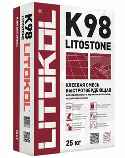 Litokol Litostone K98 / Литокол Литостоун клей для плитки и керамогранита 25 кг