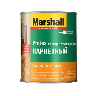 Marshall Protex Parke / Маршал Протекс Парке лак паркетный полуматовый 0,75 л