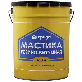 Мастика резино-битумная "МГХ-Т" 3кг, Грида
