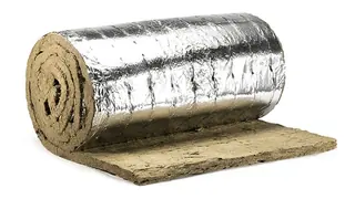 Маты из минеральной ваты прошивные теплоизоляционные МП(Ф2)-100 в обкладке фольгой с 2-х сторон