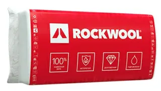 Минеральная вата ROCKWOOL Лайт Баттс Оптима (1000х600х50) 10 шт (6 м2, 0,3 м3) в упаковке