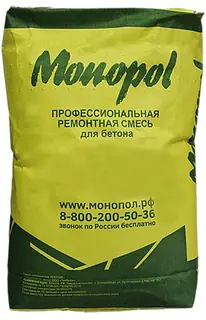 Monopol BR 400, 25 кг, 40 мПа, ремонтный состав для бетона (1-50 мм)