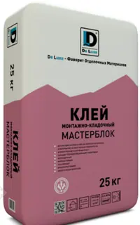 Монтажно-кладочный клей De Luxe МАСТЕРБЛОК