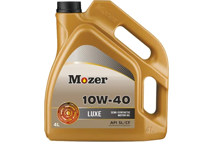 Моторное масло Mozer Luxe SAE 10w-40 API SL/CF, полусинтетика, канистра 4 л 4633716
