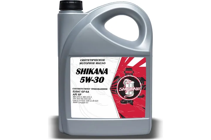 Моторное масло SHIKANA se 5w-30 sp синтетическое 5л 78624