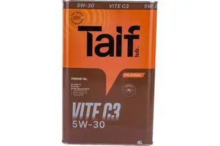 Моторное синтетическое масло TAIF VITE, 5W-30, 4 л 211014