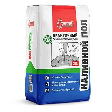 НАЛИВНОЙ ПОЛ "ПРАКТИЧНЫЙ" САМОНИВЕЛИРУЮЩИЙСЯ (20 кг)