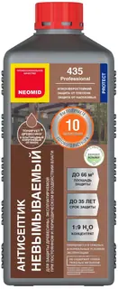 Neomid 435 ECO / Неомид Эко антисептик концентрат 1:9 невымываемый для внутренних и наружных работ 1 л