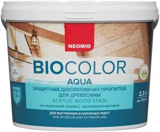 Neomid Bio Color Aqua / Неомид Био Колор Аква пропитка для дерева 2,3 л