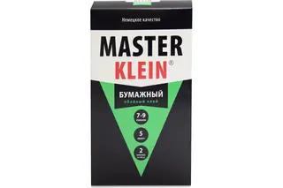 Обойный клей для бумажных обоев Master Klein 200гр жест.пачка 11603223
