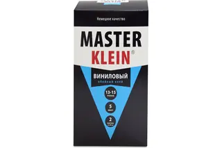 Обойный виниловый клей Master Klein 500гр жест.пачка 11603369