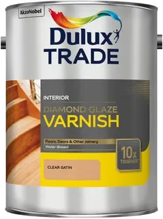 Паркетный лак на водной основе Dulux Trade Diamond Glaze | Дюлакс Даймонд Глейз глянцевый 2,5 л