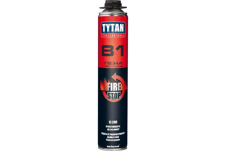 Пена монтажная огнестойкая TYTAN Professional В1, 750 мл
