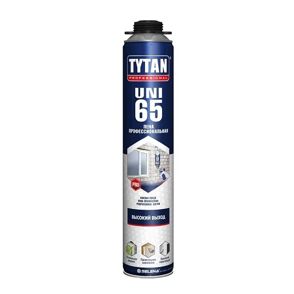 Пена монтажная профессиональная летняя 750 мл "TYTAN professional 65 UNI"