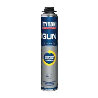 Пена монтажная профессиональная "TYTAN Professional GUN", зимняя (до -10°С), 750 мл