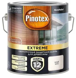 Pinotex Extreme / Пинотекс Экстрим лазурь с эффектом самоочистки 2,5 л