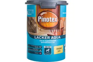 Pinotex Lacker Aqua 70 / Пинотекс Аква Лак на водной основе для стен и мебели глянцевый 1 л
