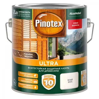 Pinotex Ultra / Пинотекс Ультра антисептик для древесины тиксотропный с УФ фильтром защита до 10 лет 2,7 л