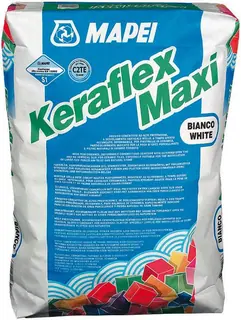Плиточный клей на цементной основе Keraflex Maxi белый