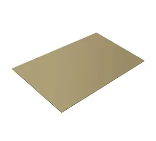 Плоский лист 0,45 PE с пленкой RAL 1014 слоновая кость