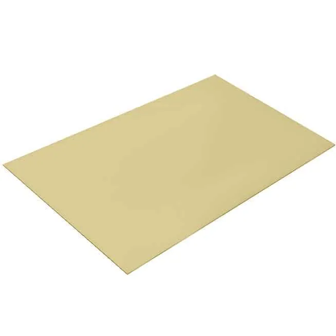 Плоский лист 0,5 Satin с пленкой RAL 1015 светлая слоновая кость
