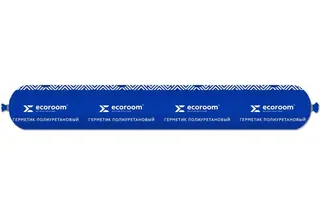 Полиуретановый герметик для кровли ECOROOM PU ROOF серый, 600 мл E-PUгер-3678/600