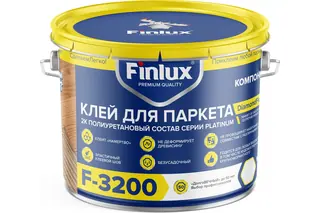Полиуретановый клей для паркета с эффектом DimondFlex Finlux F-3200 Platinum 12 кг