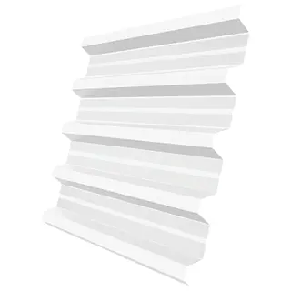 Профнастил H60R 0,5 Satin RAL 9003 сигнальный белый DRIP