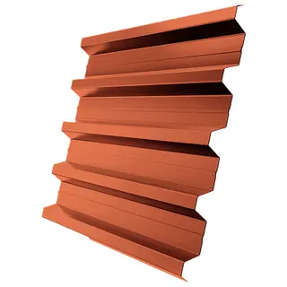 Профнастил H60R GL 0,5 Quarzit Cuprum Steel