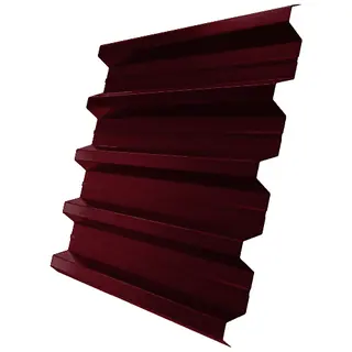 Профнастил H60R GL 0,5 Quarzit RAL 3005 красное вино