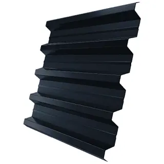 Профнастил H60R GL 0,5 Velur RAL 7024 мокрый асфальт