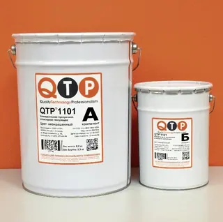 QTP® 1101 УНИВЕРСАЛЬНОЕ ПРОЗРАЧНОЕ ЭПОКСИДНОЕ СВЯЗУЮЩЕЕ фасовка 12,80 кг