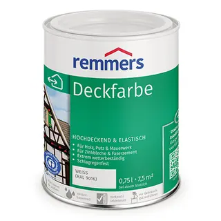 Remmers Deckfarbe / Реммерс Декфарбе краска эластичная для защиты фасадов и интерьеров 0,75 л