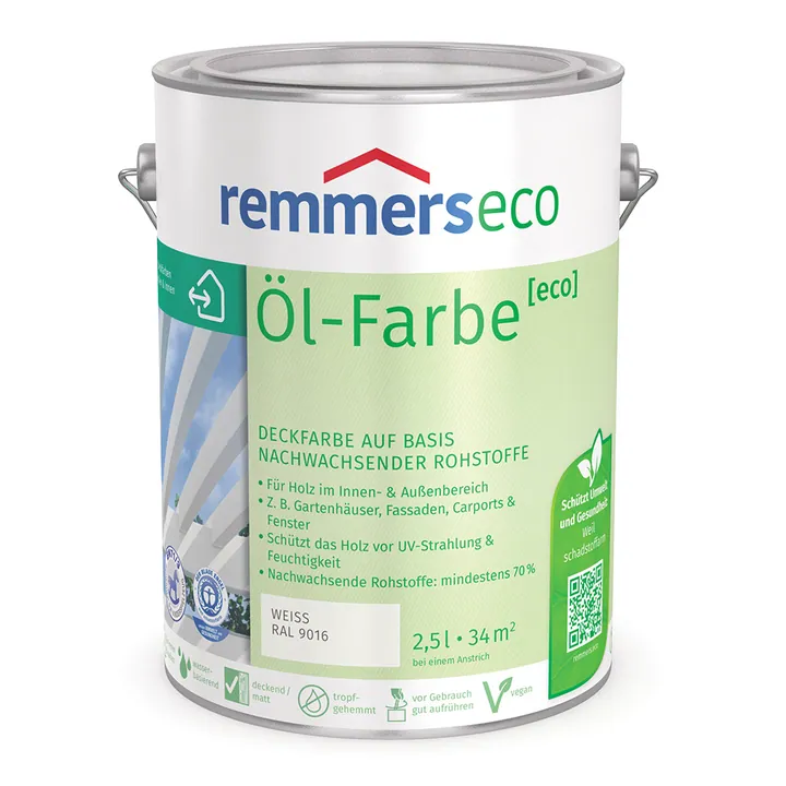 Remmers Ol Farbe Eco / Реммерс краска для древесины на основе льняного масла 5 л