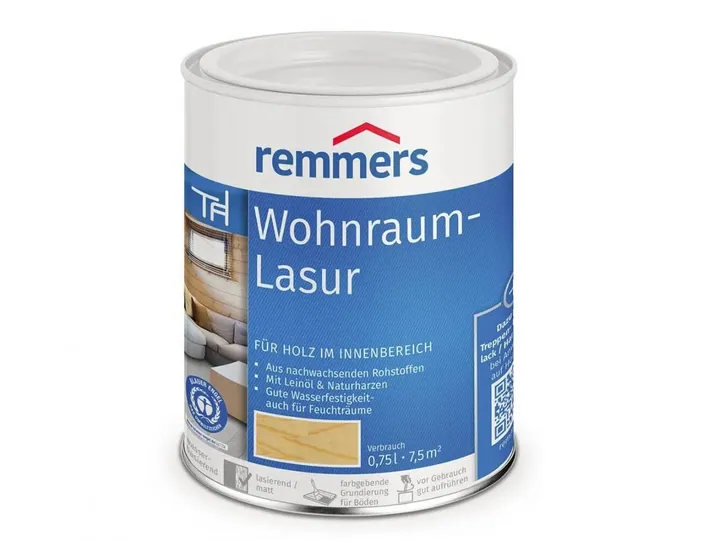 Remmers Wohnraum-Lasur / Реммерс Вунраум восковая лазурь на основе пчелиного воска 0,75 л