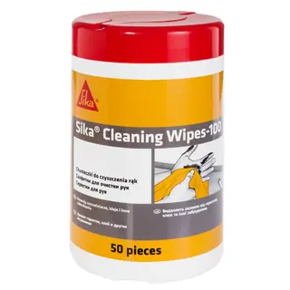 Салфетки для очистки рук от сильных загрязнений Sika® Cleaning Wipes-100