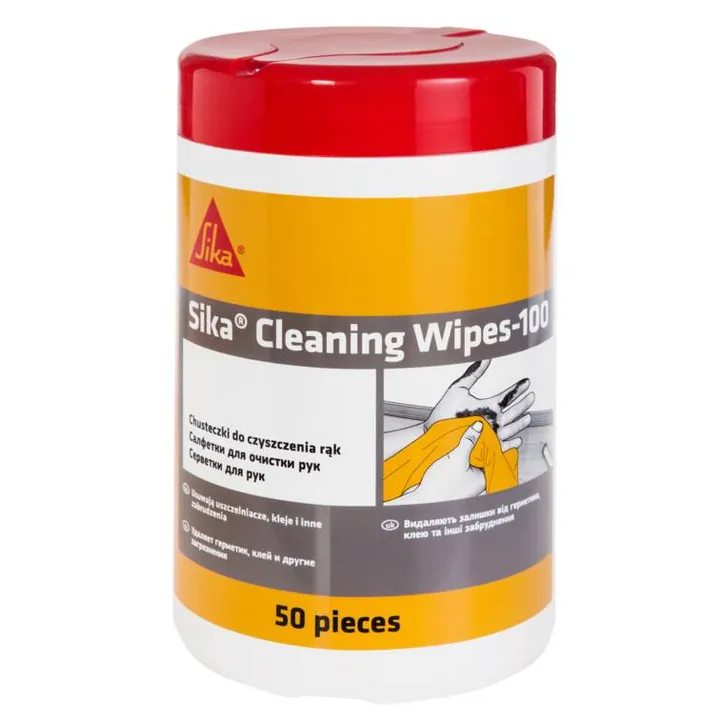 Салфетки для очистки рук от сильных загрязнений Sika® Cleaning Wipes-100