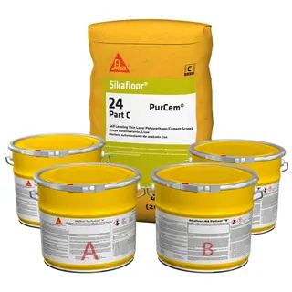 Самовыравнивающаяся полиуретан-цементная стяжка Sikafloor®-24 PurCem®