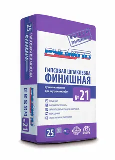 Шпаклевка гипсовая ручного нанесения для внутренних работ РусГипс №21