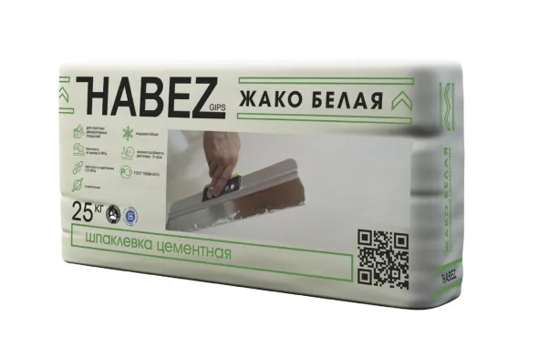Шпаклевочная смесь HABEZ Жако Белая 25 кг