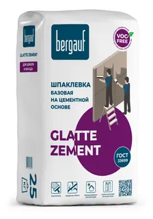 Шпатлевка цементная Bergauf Glatte Zement 25 кг
