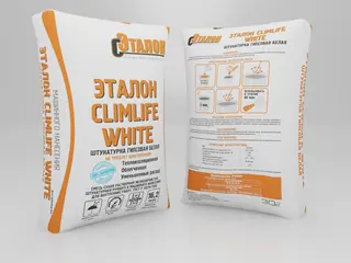 Штукатурка гипсовая белая "Эталон ClimLife White MN" машинного нанесения