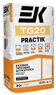 Штукатурка гипсовая ЕК TG20 мешок 30 кг ЕК Кемикал