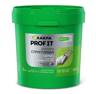 Штукатурка структурная "шуба" PROF IT 25 кг Лакра