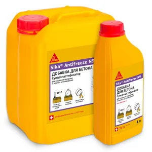 Sika Antifreеze N9 / Сика Антифриз суперпластифицирующая добавка ускоритель твердения 1 л