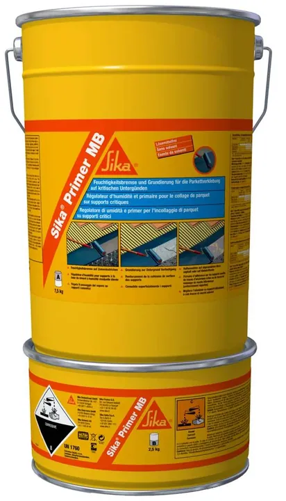 Sika Primer MB / Сика праймер МБ двухкомпонентная эпоксидная грунтовка для бетонного пола 10 кг