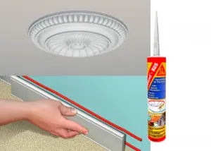 Sika SikaBond-525 / Сика Сикабонд клей для декоративных элементов акриловый 0,3 л