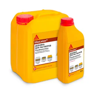 Sika SikaLatex / Сика Латекс добавка для повышения эластичности растворов 5 л