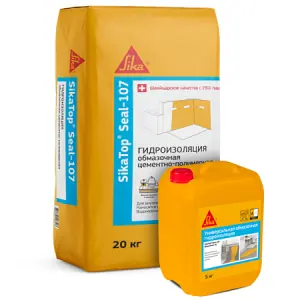 Sika Sikatop Seal 107 / Сика гидроизоляция двухкомпонентная 8 кг